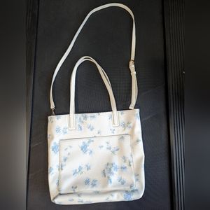 LC Presley Floral Tote Purse crossbody bag with shoulder straps large pockets